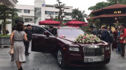 Rolls-Royce Ghost biển ngũ quý 1 làm xe hoa tại Hà Nội