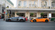 Sài Gòn: Lamborghini Aventador cùng McLaren 720S của nhóm Car Passion cùng nhau ra phố
