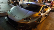 Chạm mặt bộ đôi Lamborghini Huracan độ Reventon và Audi R8 V10 Plus cùng nhau khoe sắc trên phố đêm Sài Thành