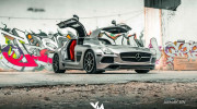 Sài Gòn: Hàng hiếm Mercedes-AMG SLS độ bodykit Black Series đổi 