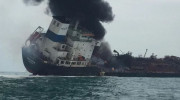 Tàu chở dầu Việt Nam bốc cháy trên biển Hồng Kông, Cục Hàng hải nói gì?