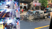 Hà Giang: Xe bán tải lấn làn đâm trực diện xe khách gây tai nạn kinh hoàng lúc rạng sáng