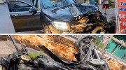 Say xỉn, tài xế Mercedes-Benz GLC gây tai nạn với xe GrabBike rồi bỏ trốn tại TP.Hồ Chí Minh