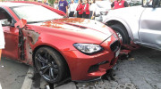 Sài Gòn: BMW M6 Gran Coupe đầu tiên ra biển trắng tại Việt Nam gặp tai nạn kinh hoàng