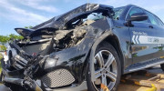 Đà Nẵng: Thanh niên lái thử Mercedes-Benz GLC gây tai nạn kinh hoàng, 2 người bị thương