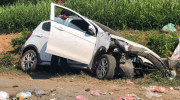 Hoà Bình: VinFast Fadil gặp tai nạn 