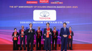 Toyota Việt Nam đón nhận Giải thưởng Rồng Vàng lần thứ 20