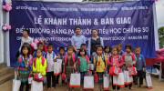 Toyota Việt Nam hỗ trợ xây dựng trường học tại Điện Biên
