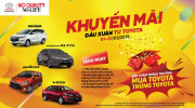 Mua Toyota - Trúng Toyota với chương trình khuyến mãi đầu xuân trong tháng 3