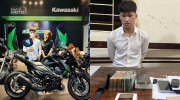 Bắc Giang: Thanh niên 19 tuổi phá két sắt trộm hơn 1 tỷ mua Kawasaki, điện thoại Iphone 13 Promax