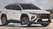 Hyundai Tucson 2024 lộ diện với ngoại hình mới, dự kiến ra mắt vào giữa năm sau