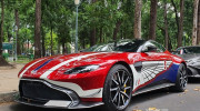 Bắt gặp Aston Martin Vantage hàng hiếm trên phố: Vừa nhìn là biết xe của doanh nhân Minh 