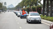 Kỷ lục Việt Nam: 100 xe ô tô điện VinFast VF e34 chinh phục địa đầu Tổ quốc