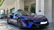 Siêu xe McLaren Artura Spider màu tím độc bản lăn bánh tại Việt Nam