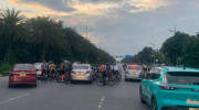 Công an xác minh vụ nhóm người đạp xe vào đường cao tốc, gây gổ với ô tô