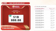 Biển ngũ quý 51B-888.88 được chốt giá giá rẻ khó tin: Chỉ 3,26 tỷ đồng