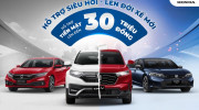 Honda triển khai chương trình đổi xe chính hãng “Hỗ trợ siêu hời - Lên đời xế mới”