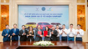 Công ty Huy Long hợp tác với Green SM đưa 2.000 ô tô điện VinFast vào kinh doanh dịch vụ vận tải