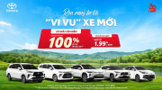 Toyota ưu đãi đến 66 triệu đồng cho khách mua xe trong tháng 6/2025
