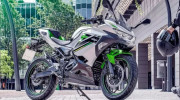 Kawasaki Ninja e-1 2027 tái xuất: Mô tô điện hơn 200 triệu VNĐ, chỉ 12 mã lực, chạy 66 km/sạc