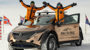 SUV điện Nissan Ariya trở thành mẫu xe đầu tiên hoàn thành hành trình phượt từ Bắc Cực đến Nam Cực