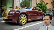 Chiếc Rolls-Royce Ghost mạ vàng hạ giá khởi điểm còn 8,85 tỷ đồng sau 4 lần đấu giá thất bại