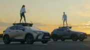 Lexus lập kỷ lục với màn chơi tennis trên nóc xe