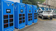 Trạm đổi pin phủ rộng, xe điện ngày càng tiện như xe xăng