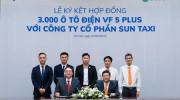 Sun Taxi mua 3000 xe điện VinFast VF 5 Plus