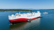 Lô xe VinFast VF 8 đầu tiên cập cảng Canada: Sẵn sàng bàn giao từ tháng 6/2023