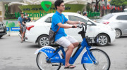Hà Nội chính thức có dịch vụ xe đạp điện công cộng, giá thuê rẻ nhất 5.000 đồng/30 phút