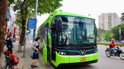 Hà Nội có tuyến buýt điện thứ sáu nối Khu đô thị Vin Smart City đến Long Biên