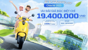 VinFast ưu đãi đặc biệt mùa hè - Evo200 Lite về giá 19,4 triệu đồng