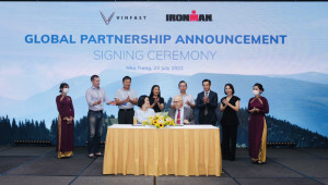 VinFast trở thành Đối tác cấp cao nhất đầu tiên của chuỗi giải IRONMAN Mỹ từ năm 2022