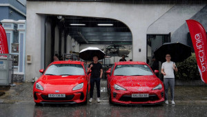 Doanh nhân Nguyễn Quốc Cường bổ sung Subaru BRZ số sàn màu đỏ vào garage