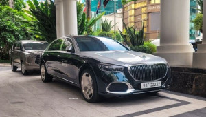 Bắt gặp Mercedes-Maybach S450 4Matic đeo biển ngũ quý 51F - 222.22 xịn sò