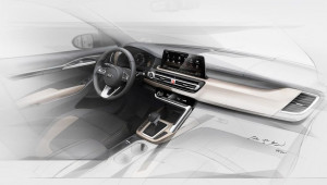 Lộ bản vẽ thiết kế nội thất mẫu SUV cỡ nhỏ hoàn toàn mới của Kia