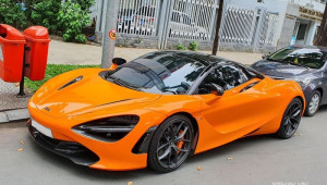 Sài Gòn: McLaren 720S Spider màu cam thứ 2 tại Việt Nam sở hữu cánh gió carbon trần 
