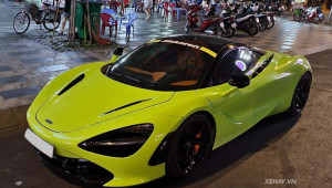 Mclaren 720S đầu tiên của Việt Nam bất ngờ xuất hiện với màu xanh nõn chuối siêu nổi bật