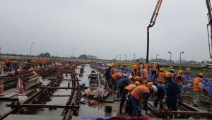 Hoàn thành 8 nhà ga trên cao đường sắt Nhổn - Ga Hà Nội trong tháng 8-2020