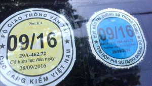 Xe kinh doanh vận tải sẽ có màu tem đăng kiểm riêng biệt?