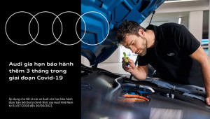 Audi Việt Nam hỗ trợ các chủ xe Audi kéo dài thời hạn bảo hành xe mới thêm 3 tháng