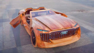 Chiêm ngưỡng Audi Skysphere Concept bằng gỗ đẹp 