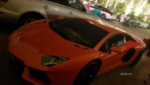 TP.HCM: Lamborghini Aventador màu cam Arancio Argos tái xuất sau thời gian dài ở ẩn