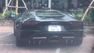 Xôn xao hình ảnh siêu phẩm Lamborghini Aventador S thứ ba có mặt tại Việt Nam