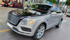 Diện kiến cực phẩm Bentley Bentayga Mulliner với màu sơn độc trên phố Sài Gòn