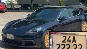 Lào Cai: Bấm biển mới cho Porsche Panamera cũ, chủ xe may mắn “bốc” trúng biển “ngũ quý 2”