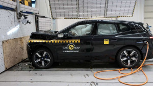 BMW iX đạt điểm tối đa trong bài thử nghiệm va chạm của Euro NCAP