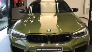 BMW M5 màu xanh Urban Green Individual khác biệt và lạ lẫm