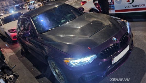 Sài Gòn: BMW M3 màu tím độc đáo gây 